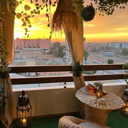 Splendido Appartamento A Gueliz Marrakesh Buitenkant foto